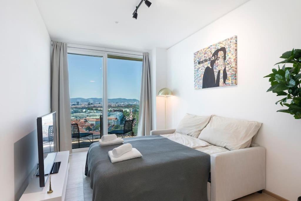 Design Apartment With Amazing View Over Vienne Extérieur photo
